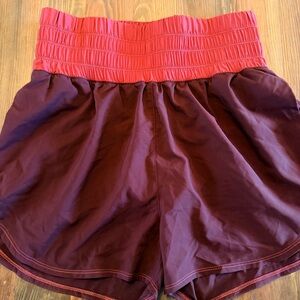 Nike high waist running shorts